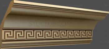 3D model Greek cornice (STL)